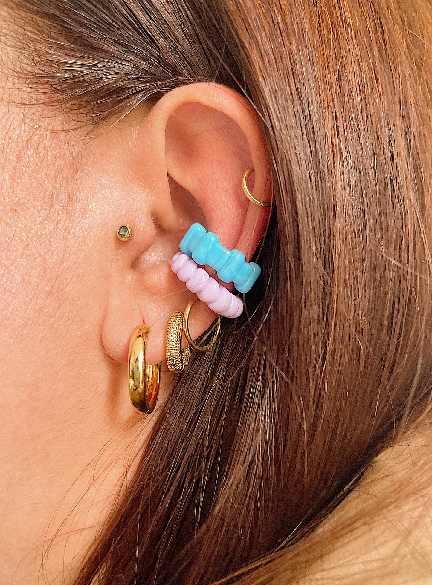 EarCuff de MiniHearts - Lila - Plastico