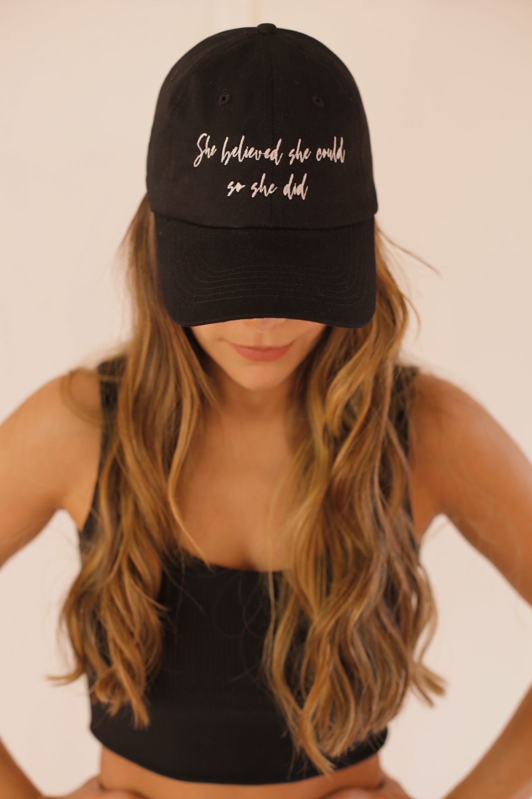 Gorra - She believed she could so she did